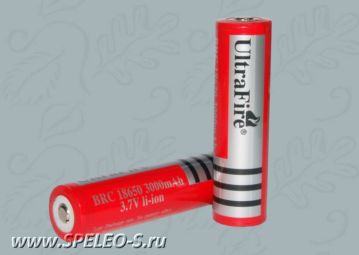 Литиево-ионный защищенный аккумулятор 18650 3.7в 3000 mAh  UltraFire  купить в интернет магазине