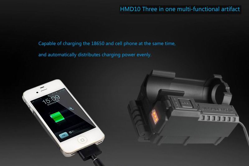 IMALENT HMD10 3-in-1 это Кобура для тактического фонаря с функциями зярядного устройства и Power-Bank 5000mAh форум отзывы тесты