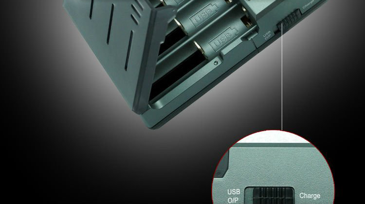 UltraFire WF-128  Четырехканальное высокоскоростное интеллектуальное автоматическое зарядное устройство для Li-ion аккумуляторов