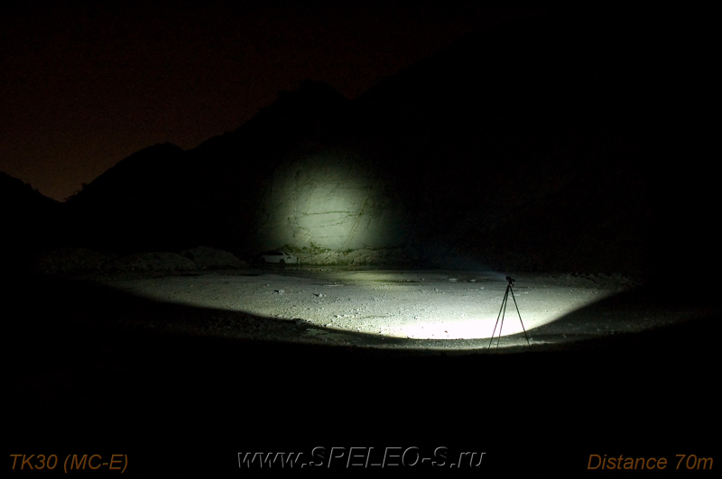 Мощный фонарь для охотников и туристов Fenix TK30 бимшоты фото свет тест фонаревка