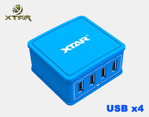 XTAR 4U Сетевой адаптер на четыре разъема USB
