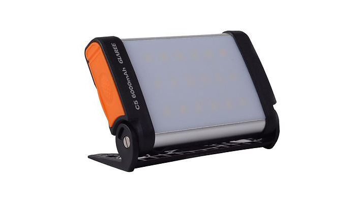 Glaree C5 (585 люмен) Кемпинговый светильник с солнечным зарядным устройством, аккумулятором и Power-Bank