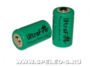 Литиево-ионный защищенный аккумулятор 15270 размер батарейки CR2 3.0V