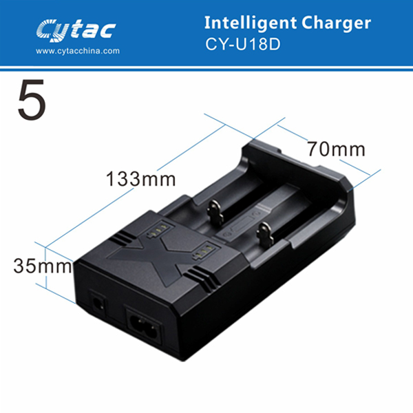Cytac CY-U18D  Интеллектуальное зарядное устройство для Li-ion и Ni-MH аккумуляторов купить в интернет магазине