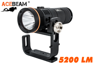 AceBeam D46H Kit (5200 ANSI люмен)  Подводный фонарь для дайвинга в полной комплектации
