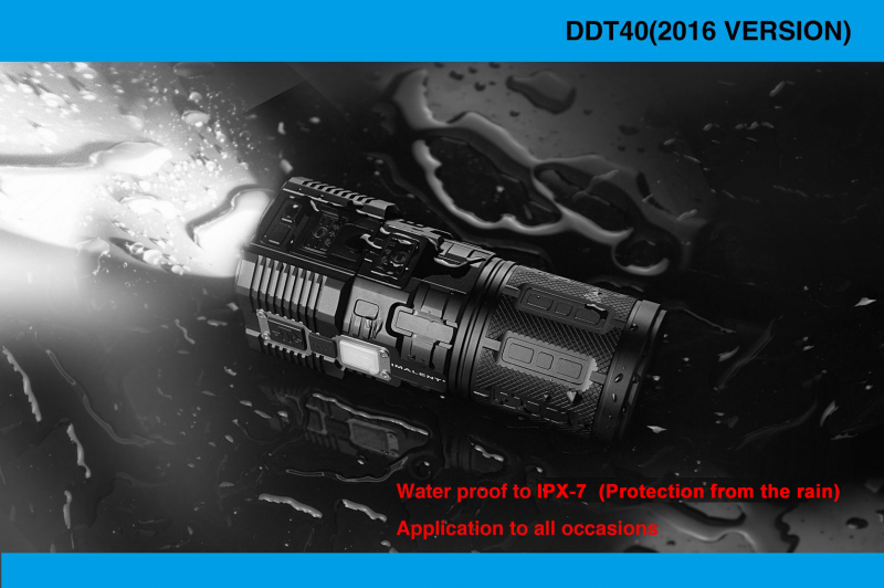 IMALENT DDT40 v.2016 (4200+1180 ANSI люмен)  Самый технологичный и мощный светодиодный фонарь-прожектор купить цена