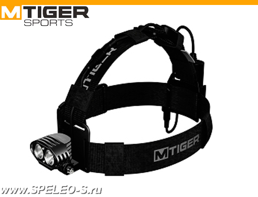 MtigerSports DS Trail  (1800 ANSI люмен)  Мощный налобный фонарь с двумя светодиодами