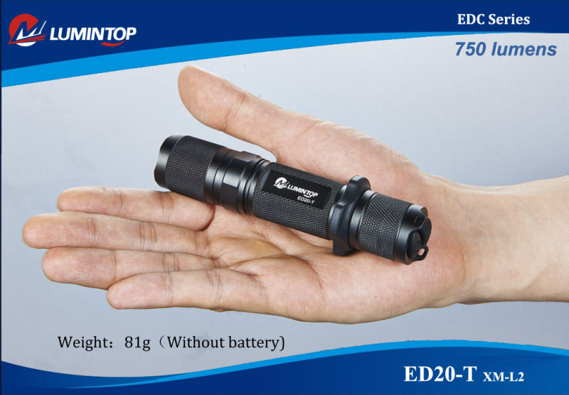 фонарь светодиодный Lumintop ED20-T фонарь для охоты обзоры