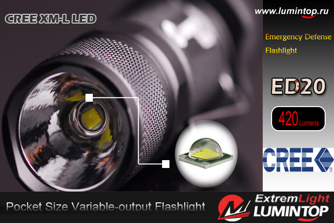 купить светодиодные фонари Lumintop ED20 XM-L T6 цены