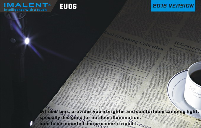 Imalent EU06-WV  Самый технологичный профессиональный светодиодный фонарь (1190 ANSI люмен) ультрафиолетовый