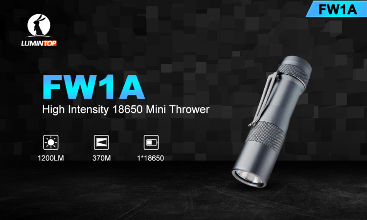 Lumintop FW1A (1500 люмен)   Мощный карманный фонарь с уникальными возможностями