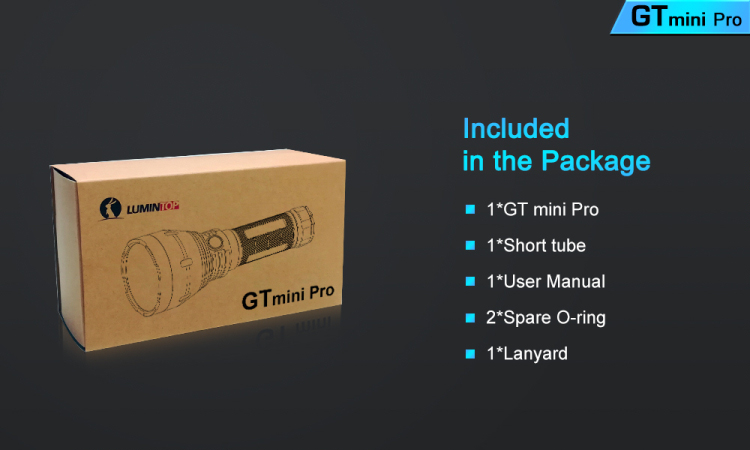 Lumintop GTmini Pro (3500 ANSI люмен)  Компактный дальнобойный фонарь  купить в России