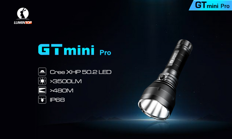 Lumintop GTmini Pro (3500 ANSI люмен)  Компактный дальнобойный фонарь  купить в России