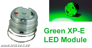 Светодиодный модуль для фонаря Hunter T5 зеленый