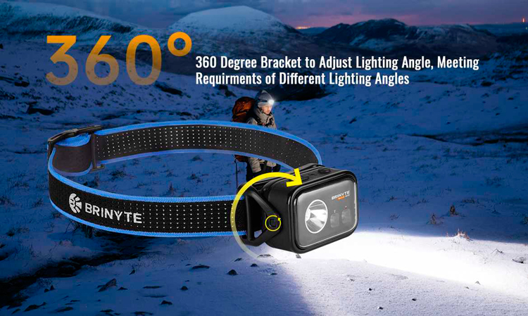 Brinyte HC01 Налобный аккумуляторный фонарь купить для охоты и альпинизма туристический фонарик