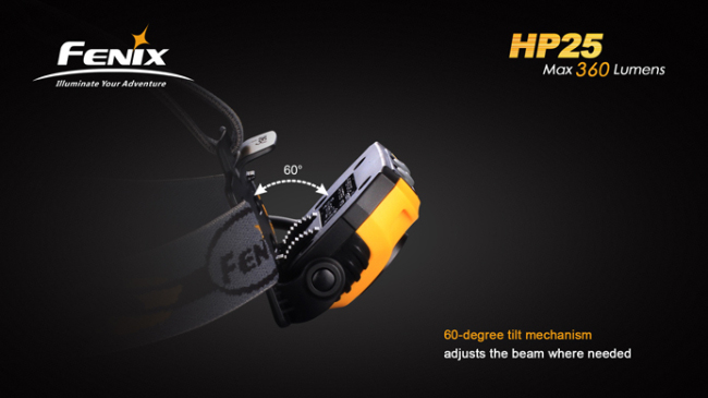 Fenix HP25 (XP-E) 180 lumens Налобный светодиодный фонарь, купить фонари Fenix HP25, цены фонари Fenix HP25, обзоры фонари Fenix HP25, фото фонари Fenix HP25, видео фонари Fenix HP25