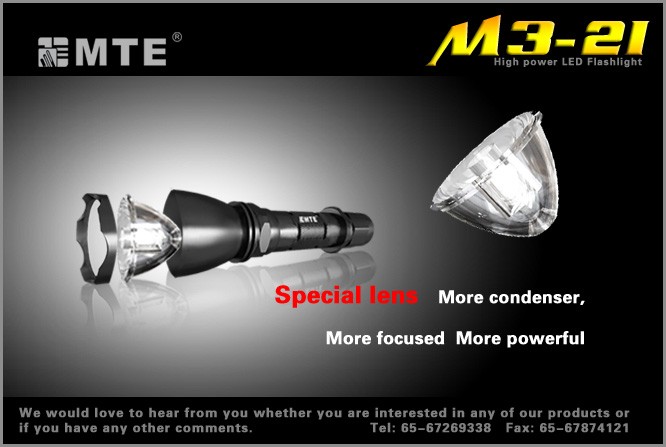 Мощный светодиодный подствольный фонарь для охоты охотник тактический MTE M3-2I Cree MC-E 740 люмен