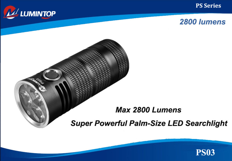 Lumintop PS03 (3x XM-L2 U2) 2800 lumens   Мощный поисковый фонарь-прожектор