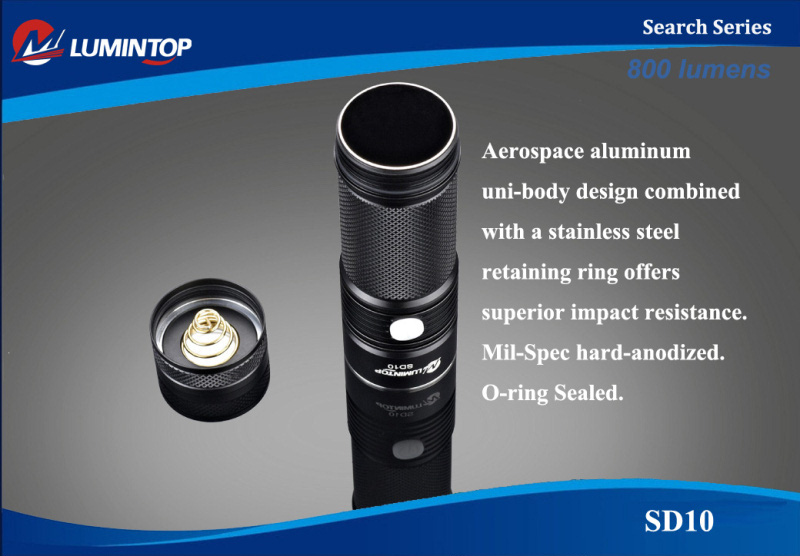 Lumintop SD10 - Мощный поисковый фонарь с широким выбором элементов питания форум