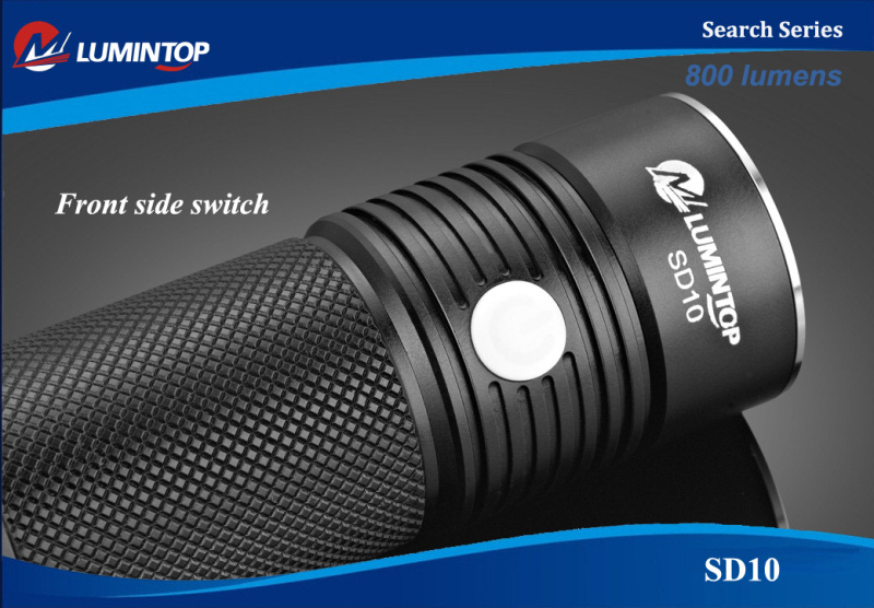 Lumintop SD10 - Мощный поисковый фонарь с широким выбором элементов питания обзоры