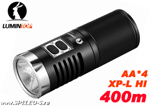 Lumintop SD4A (920 ANSI люмен)  Дальнобойный фонарь батареях АА и D