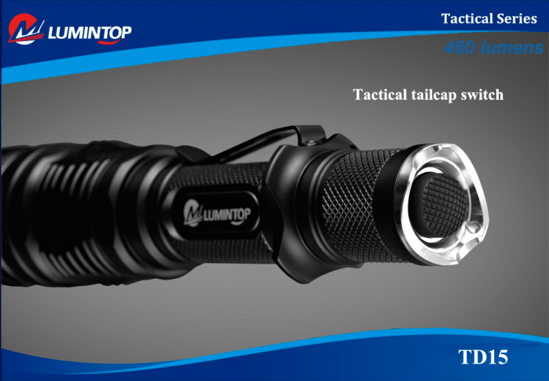 Lumintop TD15 Terminator это отличный фонарь для охоты с ярким фокусированным лучом фото видео