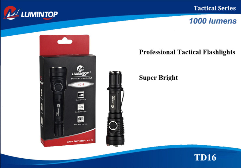 Светодиодный тактический фонарь на оружие , подствольный фонарь, Lumintop TD16 XM-L2 T6 1000 люмен купить в интернет магазине