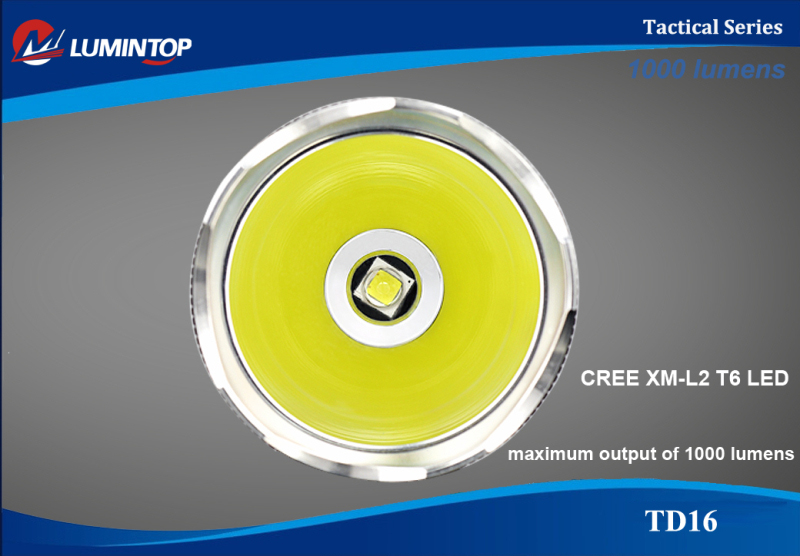 Сменная головная часть для фонаря Lumintop TD16 (XM-L2) доступна с холодным и с желтым светом