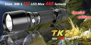 Fenix TK21 (XM-L U2) 468 lumens  Поисково-тактический фонарь