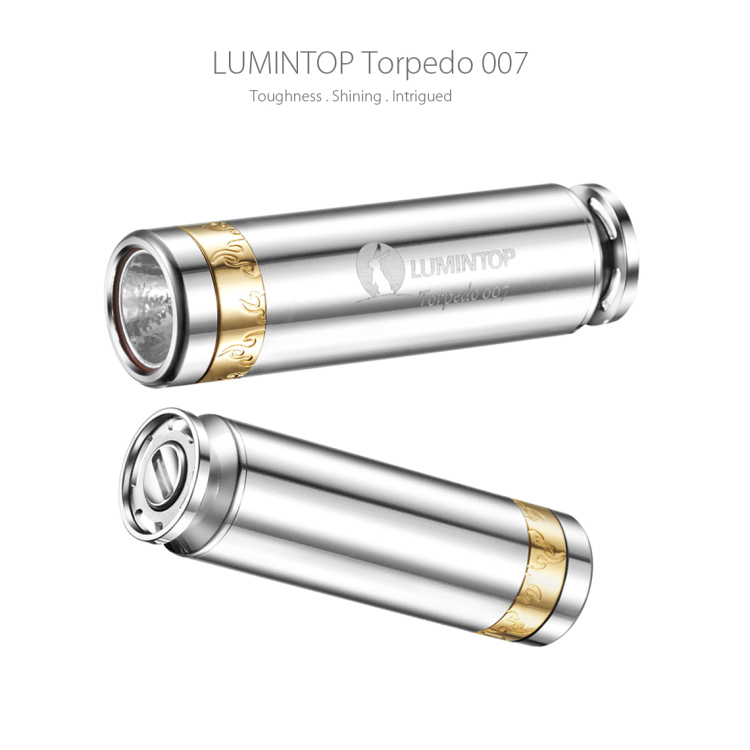 Lumintop Torpedo 007 Стильный карманный фонарь из нержавеющей стали с тритием