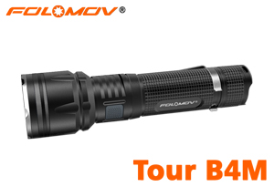 Folomov Tour B4M (1200 ANSI люмен)  Мощный дальнобойный светодиодный фонарь