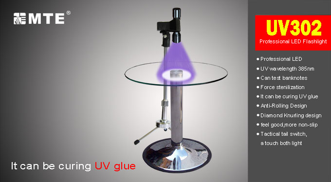 MTE U302  Высокомощный профессиональный ультрафиолетовый фонарь купить цены обзор