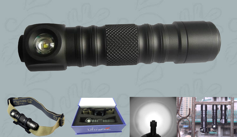 светодиодный налобный фонарь UltraFire UF-H2B Q5