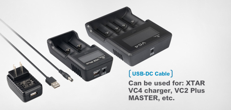 XTAR USB кабель для зарядных устройств VC4 и VC2 Plus