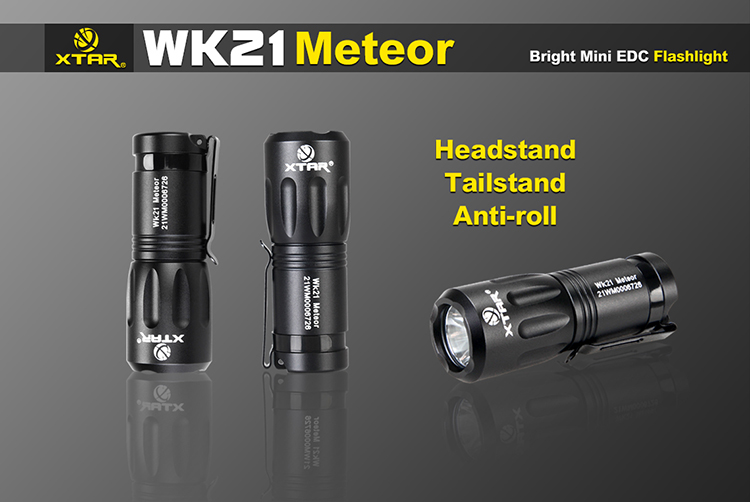 XTAR WK21 Meteor (XM-L T6) 500 lumens  Компактный городской светодиодный фонарь