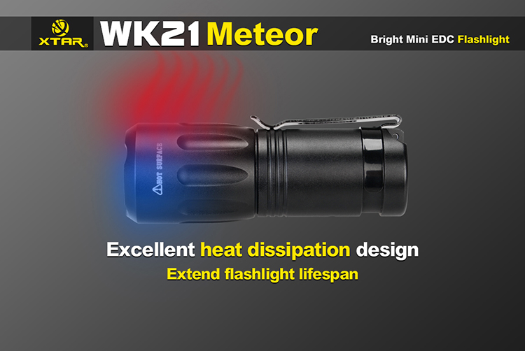 Самый мощный фонарь-наключник XTAR WK21 купить