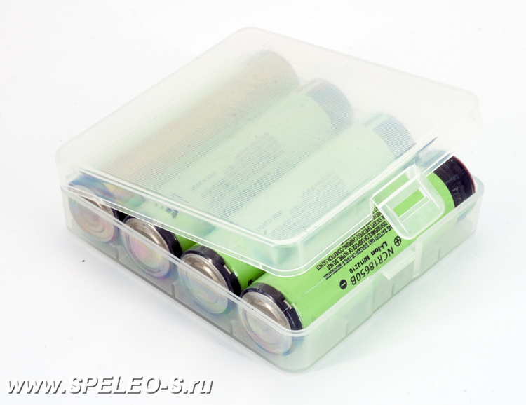 контейнер коробочка для аккумуляторов 18650*4 или батареек СR123A*8